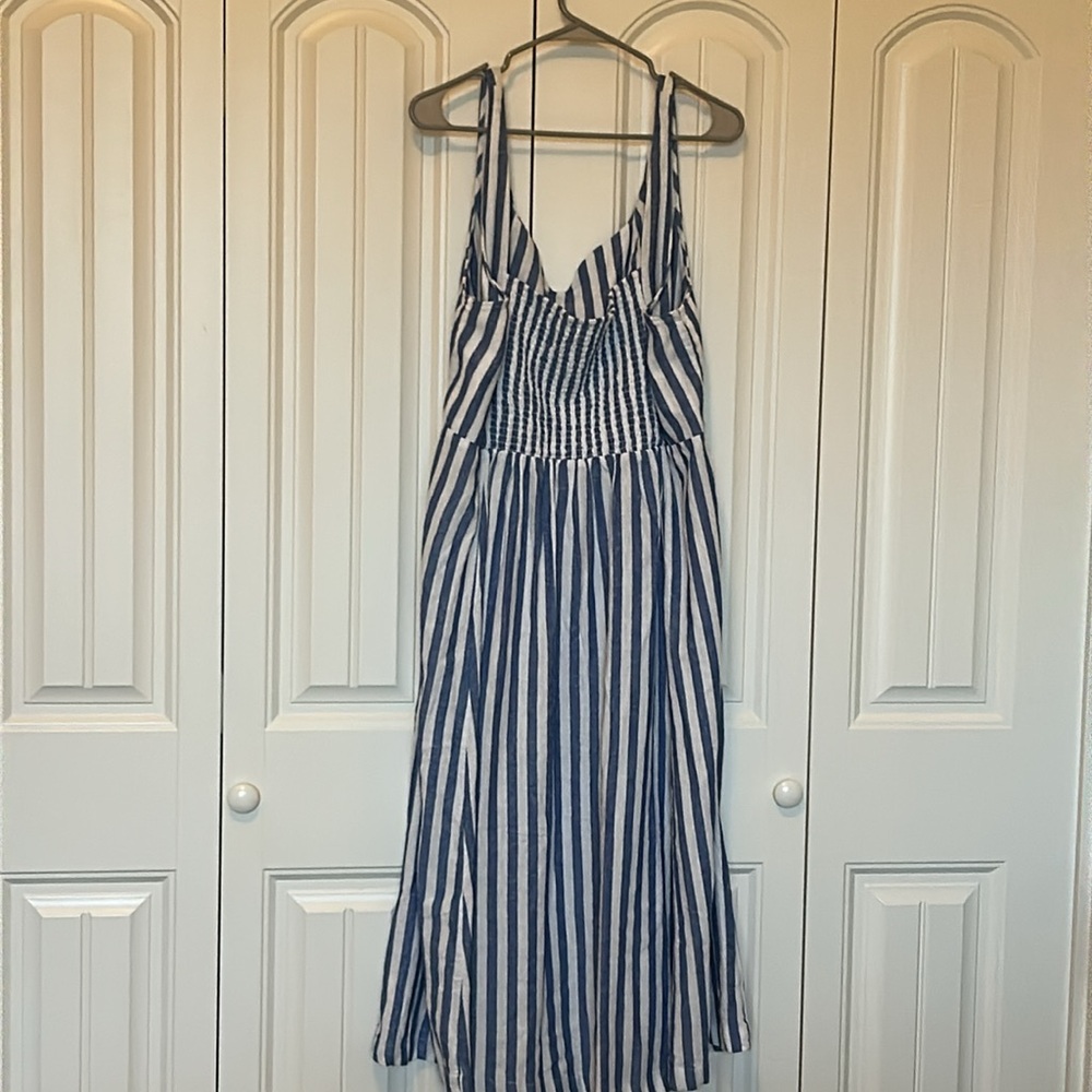 Old Navy denim and White Stripe 2X dress - Picture 4 of 6